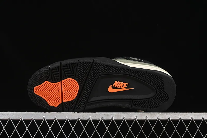 All categories Air Jordan Jordan series basketball shoes Air Jordan 4 LJR version Undefeated x Air Jordan 4 OG AJ4 Joe 4 olive green suede IB1519-200